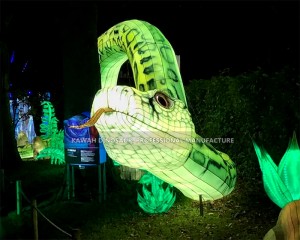 Lifelike Python Lanterns Waterproof Lighting Realistic Snake Festival Holiday Decoration CL-2641