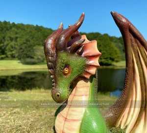 Wholesale OEM/ODM Shopping Mall Animated Artificial Life Size Animatronic Dragon Statues for Sale