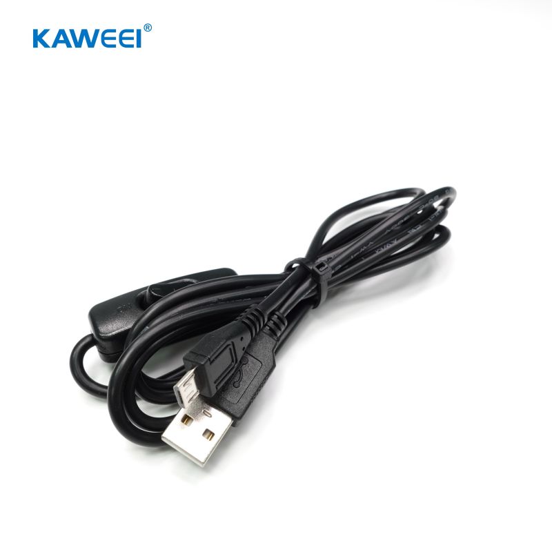 USB 2.0 A male to Micro USB Cable with switch control Fast Charging cable Data transmission Charging cable