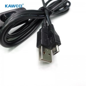 USB 2.0 A lanang kanggo Micro USB Kabel karo ngalih kontrol kabel Fast Charging