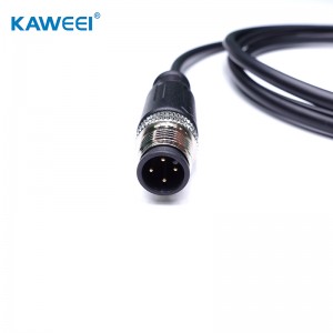 ODM M12 4PIN Mascul IP67 IP68 Ansamblu cablu impermeabil