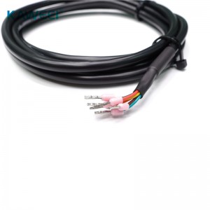 ODM M8 6PIN Gizonezkoa IP68 Iragazgaitza kable-multzoa