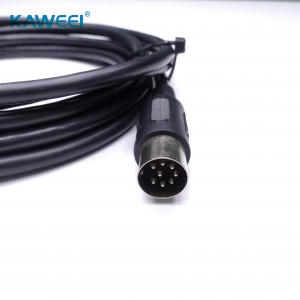 Нов дизайн на кабел DB9P M към DIN8P M/F кабелен монтаж
