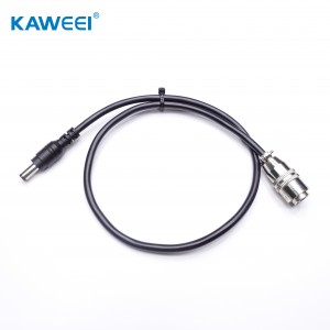 Circular Aviation Connector 2Pins Male Air Aviation GX12 Head to DC Plug Connector Cable Assembly