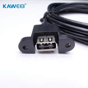 USB B Female to USB AM Cable សម្រាប់ម៉ាស៊ីនបោះពុម្ព