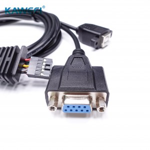 Rakitan Kabel Komunikasi USB BF DuPont 2.54mm ke DB9