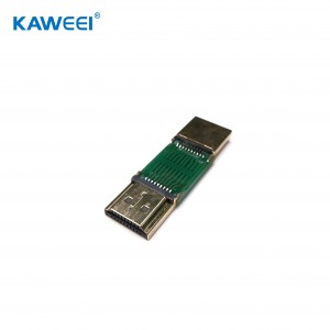 HDMI Ose Male 19pin Board i le Board Connector