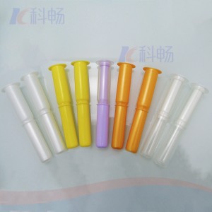 China Factory for Pink Cream Jars - 3-5ml colour natural flat PP injection syringe – Kechang