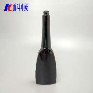 8.5 oz black PMMA long neck bottle with 20-400 neck finish
