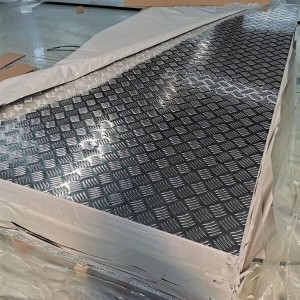 1060 big&small five bar checkered aluminum plate