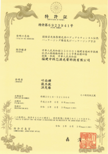 Japan-phorsphor-ceramic-cob-certificate-of-patent-