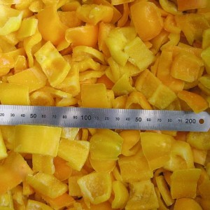 NEW Crop IQF Yellow Peppers Diced