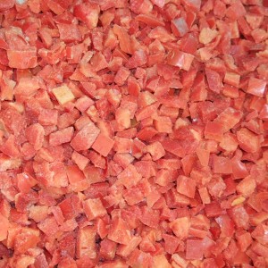 NOVO Crop IQF Red Peppers Diced