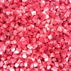 Hot Sale IQF beku Diced Strawberry