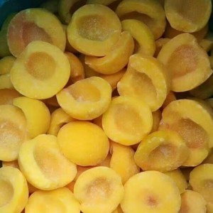 Nové polovice plodín IQF Yellow Peaches