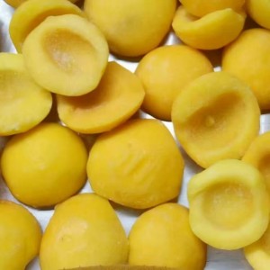 New Crop IQF dzelteno persiku pusītes