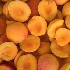 IQF Frozen Apricot Halves មិនទាន់លាប