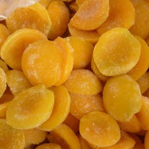 ʻO IQF Frozen Apricot Halves me ka palapala hōʻoia Brc