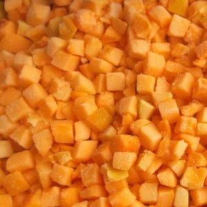 IQF Frozen Diced Apricot dengan kualiti yang baik
