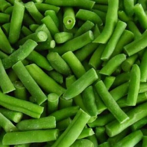 IQF שעועית ירוקה קפואה חותכת ירקות בתפזורת
