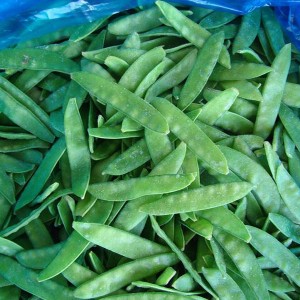 IQF Frozen Green Snow Bean Pods Peapods
