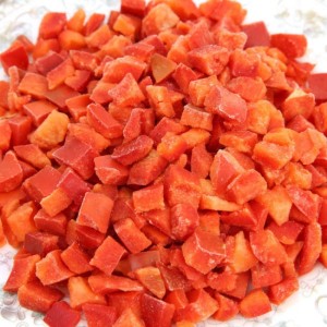 IQF Frozen Red Peppers Diced freezing peppers