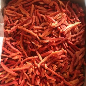 IQF Frozen Red Peppers Strips jele piman