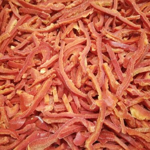 IQF Frozen Red Peppers Proužky zmrazené papriky