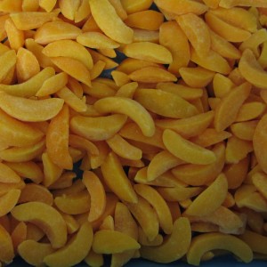 IQF Frozen Sliced ​​Peaches ពណ៌លឿង