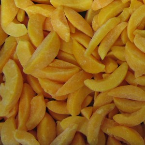 IQF Frozen Sliced ​​Yellow Peaches