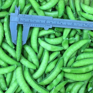 IQF फ्रोझन शुगर स्नॅप मटार फ्रीझिंग भाज्या