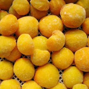 IQF saldētas dzelteno persiku pusītes