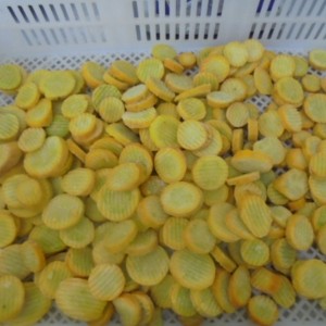 IQF Dondurulmuş Sarı Kabak Dilimlenmiş dondurucu kabak