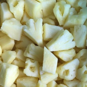Bucăți de ananas congelate IQF de vânzare fierbinte