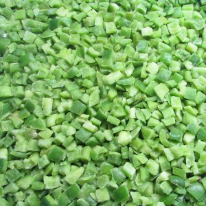 Furnizuesi IQF Piper jeshil i ngrirë i prerë në kubikë