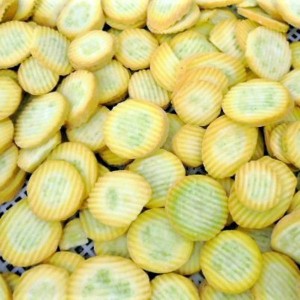 IQF Frozen Yellow Squash Sagriezts saldējams cukini