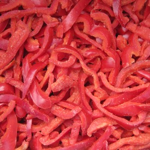 NYE Crop IQF Red Peppers Strips