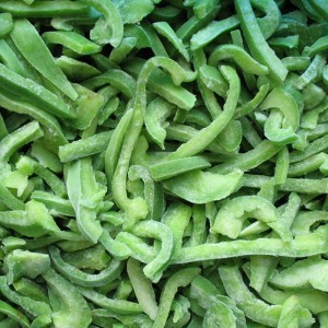 NUOVO raccolto a strisce di peperoni verdi IQF