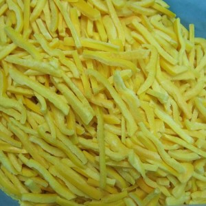 NUWE Crop IQF Yellow Peppers Strips