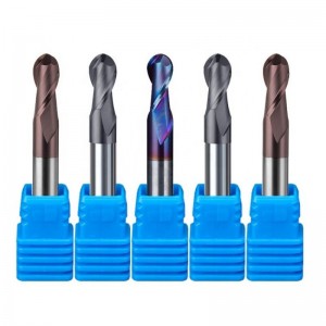 Cemented Tungsten Carbide Indexable Cutters Flatten 4 Flute Hrc45/Hrc55/Hrc65 Square Solid End Mill