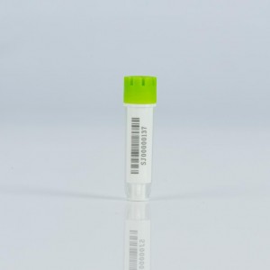 0.75 ml SBS rack 2D barcode cryogenic tube exte...