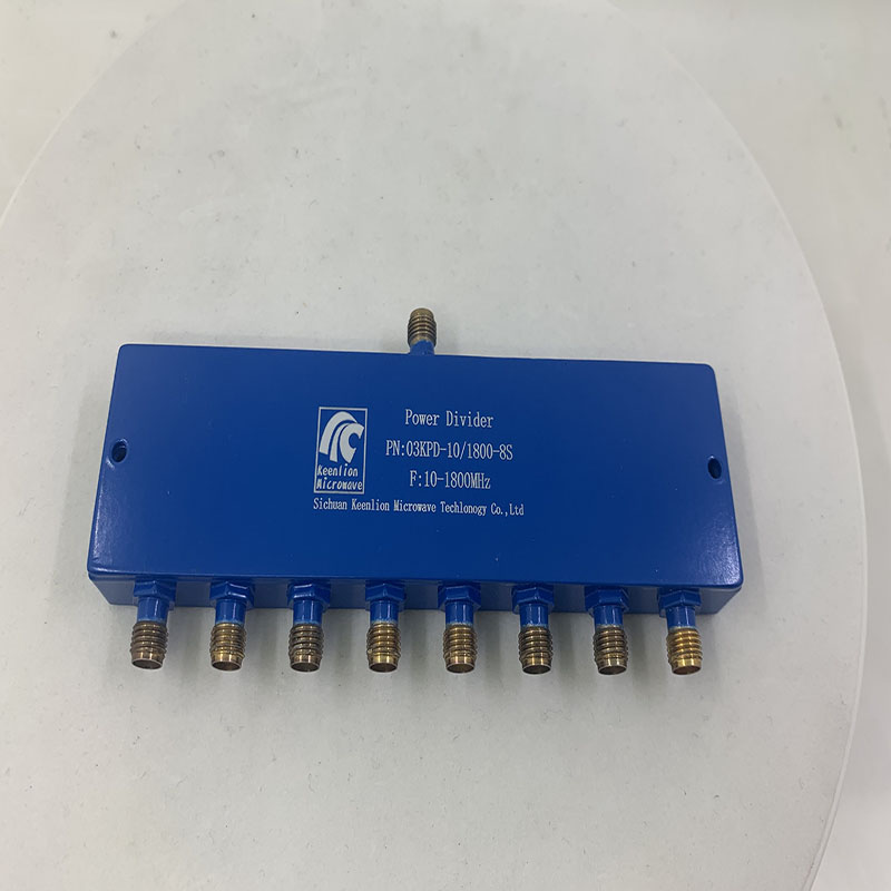 Buy High quality LC Power divider Factories –  10-1800MHz 8 Way RF wilkinson Core & Wire Power Splitter Power Divider,SMA Connect Power Divider Splitter – Keenlion