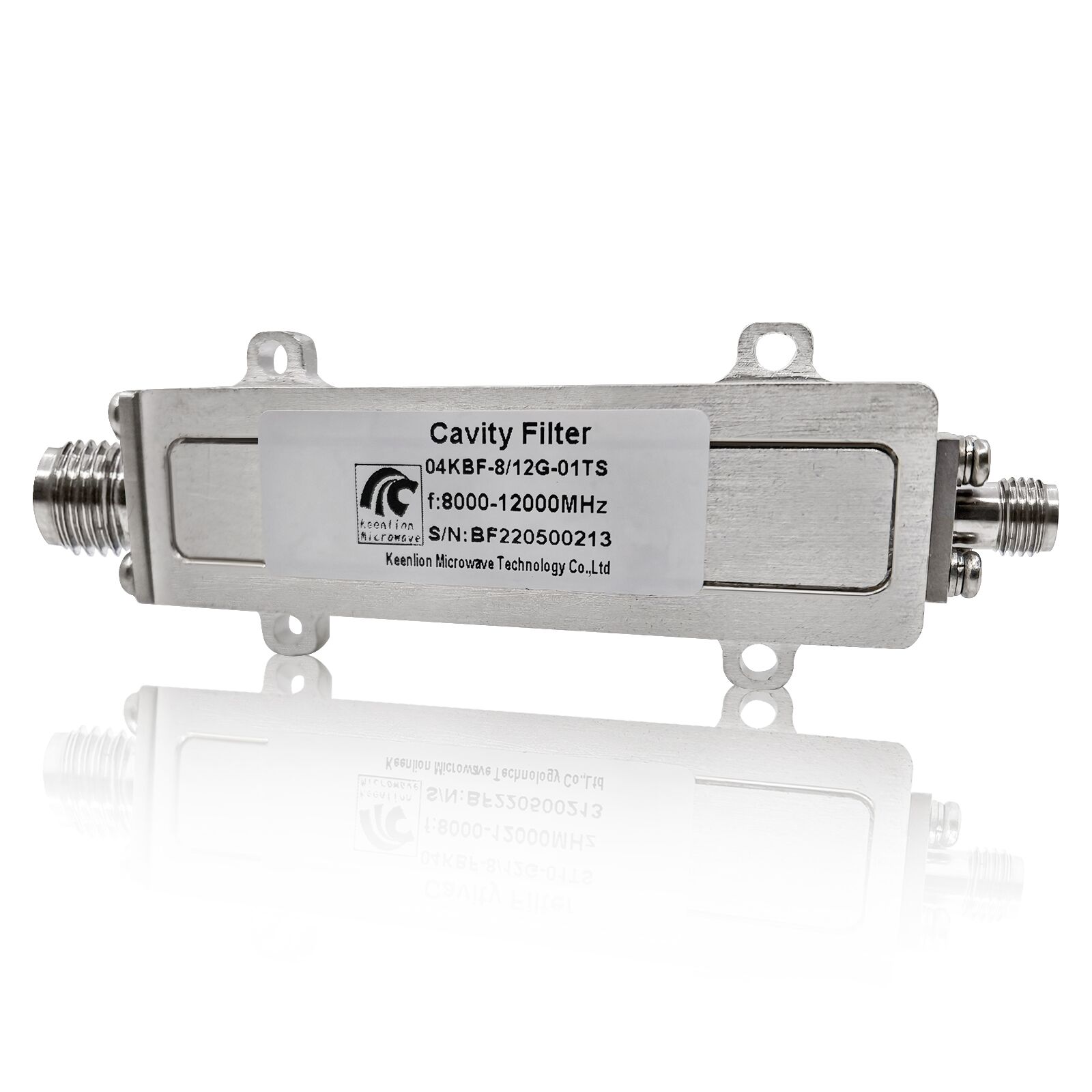 Customized RF Cavity Filter 8000MHZ to 12000MHz Band Pass Filter Featured Image