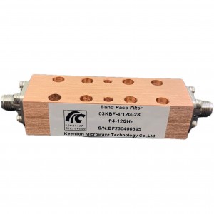 Manufacture Supply Customized RF Cavity Filter 4-12GHZ Band Pass Filter Passive Filter