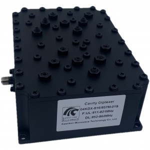 Factory price Diplexer 811-821MHz/852-862MHz Wideband Cavity Duplexer