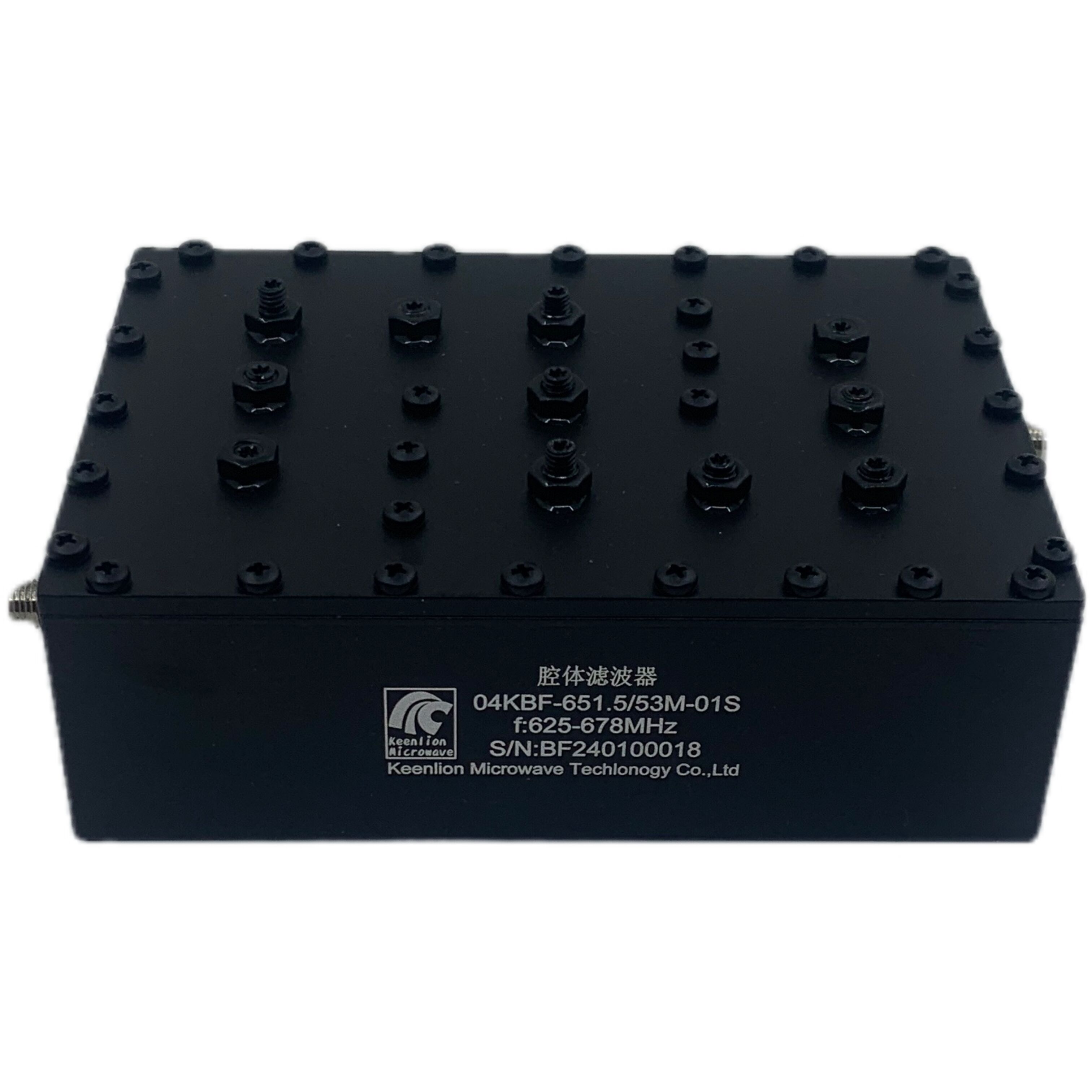 625-678MHz Customized RF Cavity Filter Band Pass Filter Manufacturer Price