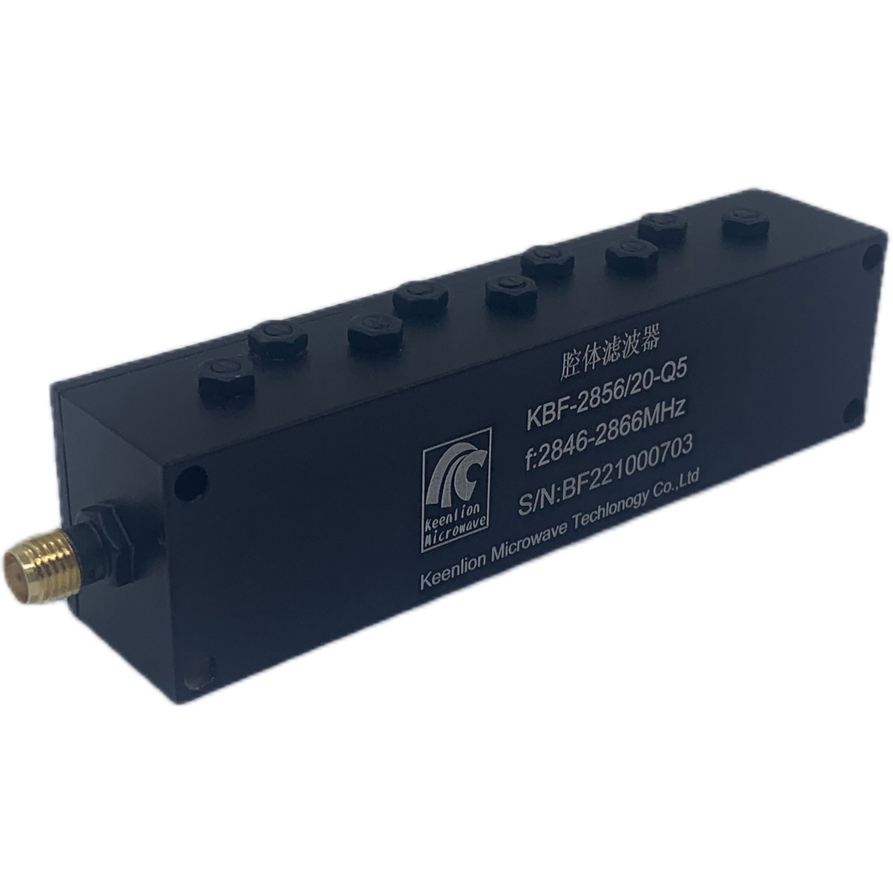 Индивидуальный полосовой фильтр RF, полосовой фильтр 2856 МГц