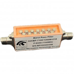 Factory Price Keenlion 6500-7700MHz Customized RF Cavity Filter Band Pass Filter