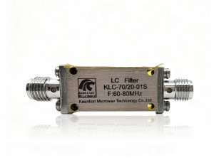 Custöriteleşdirilen 60-80MHz LC süzgüji Kiçi ölçegli RF zolakly süzgüç
