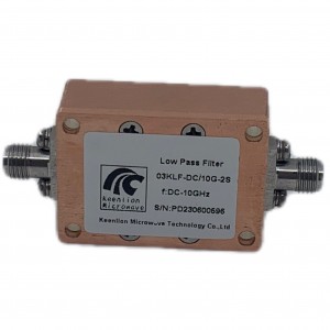 10 GHz Bandpass Filter Low Pass Filter